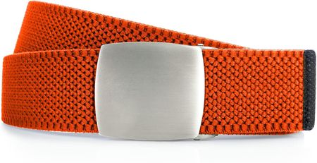 Pomarańczowy elastyczny pasek do spodni z automatyczną klamrą PT9