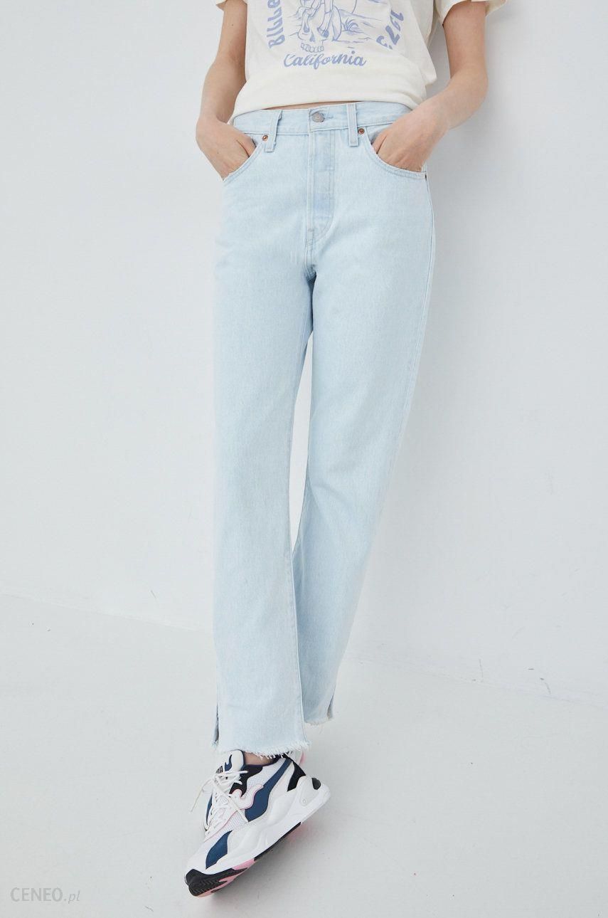 Levi's jeansy 501 CROP damskie high waist - Ceny i opinie 