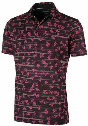 Galvin Green Malik Ventil8+ Mens Polo Shirt Pink/Black S