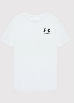 Under Armour T-Shirt Ua Sportstyle Left Chest 1363280 Biały Regular Fit