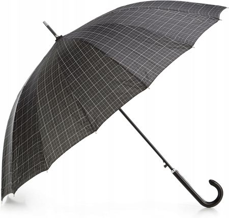 Wittchen parasol półautomatyczny czarno-szary