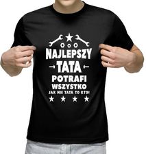Super fajna koszulka z nadrukiem na prezent dla super fajnego TATY - zdjęcie 1