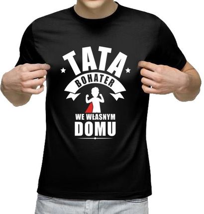 Super fajna koszulka z nadrukiem na prezent dla super fajnego TATY