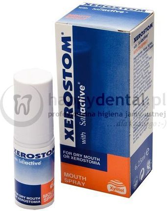 XEROSTOM Dry Mouth Spray 6ml - spray nawilżający śluzówkę jamy ustnej i wspomagający produkcję śliny