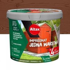 Zdjęcie ALTAX Impregnat Jedna Warstwa 4,5L kasztan - Dobrzyca