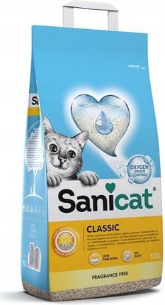 Sanicat Żwirek Dla Kota Classic Kotów Bezzapachowy 10L Sn5999