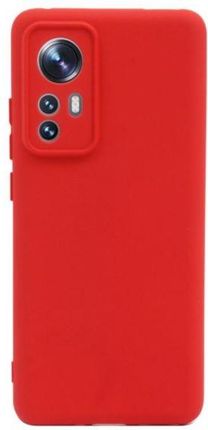 Etui Silicon Case do Xiaomi 12 / 12X czerwone Matt (702f840c-1d47-40b4-bc4e-51a2f9305119)