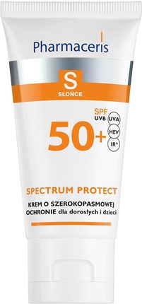 Pharmaceris S KREM O SZEROKOPASMOWEJ OCHRONIE SPF 50+ dla dorosłych i dzieci, do twarzy i okolic oczu SPECTRUM-PROTECT 50 ml