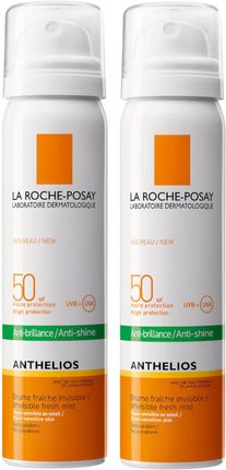 La Roche-Posay Anthelios Anti-Shine Sun Protection Invisible Spf50+ Face Mist 2x75ml