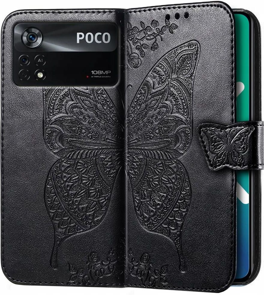 Custodia per Xiaomi Poco X4 Pro 5G, Cover in Pelle Color