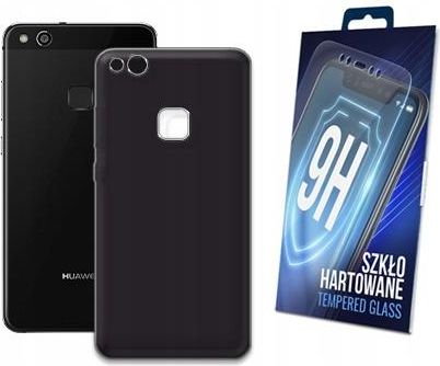 Czarne Etui + Szkło do Huawei P10 Lite Case Case (59aef7cc-8534-443c-a784-84f076a8d332)