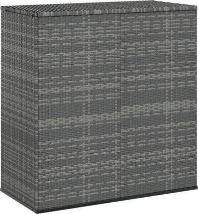 Skrzynia Ogrodowa Vidaxl Na Poduszki Ogrodowe Rattan Pe 100X49X103,5 cm Szara