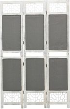 Zdjęcie vidaXL Parawan 3-panelowy szary 105 x 165 cm tkanina (338554) - Reda