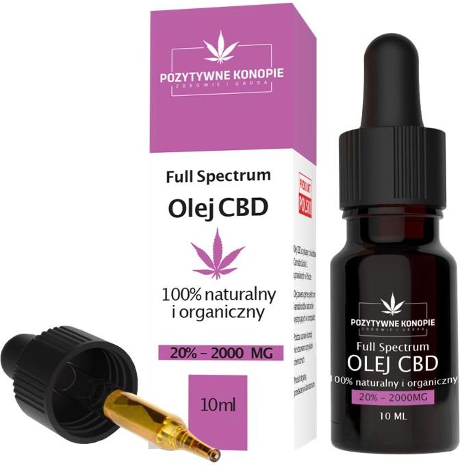 Preparat Medycyny Naturalnej Pozytywne Konopie Olejek Cbd 20 Fullspectrum 10ml Opinie I Ceny 