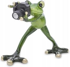 Zdjęcie Figurka żaba fotograf - wysokość 12 cm - Łaziska Górne