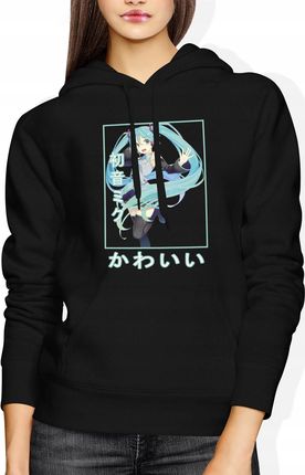 Hatsune Miku Bluza Damska Anime Z Kapturem Rozm L