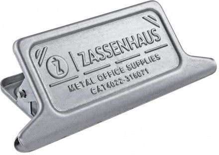 Zassenhaus Klips Do Torebek Metal 11,5X3,5 4,5Cm Srebrny (073058Sre)