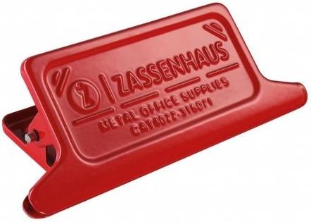 Zassenhaus Klips Do Torebek Metal 11,5X3,5 4,5Cm Czerwony Zs  (073058Cze)