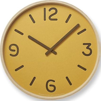 Lemnos Zegar Ścienny Thomson Paper 30,5Cm Żółty (Ny1815Ye)