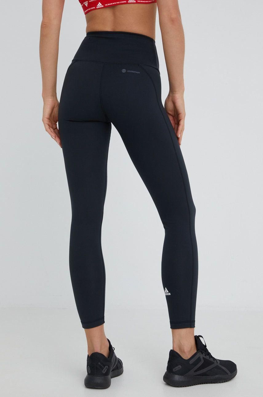 Adidas legginsy treningowe Yoga Essentials damskie kolor czarny