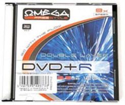 Omega FREESTYLE DVD+R 8,5GB 8X DL SLIM*1 (40873) - Nośniki danych