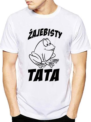 Super fajna koszulka z nadrukiem na prezent dla super fajnego TATY