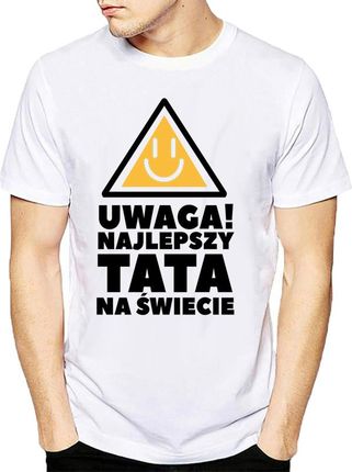 Super fajna koszulka z nadrukiem na prezent dla super fajnego TATY