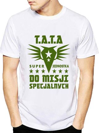 Super fajna koszulka z nadrukiem na prezent dla super fajnego TATY