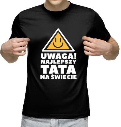 Super fajna koszulka z nadrukiem na prezent dla super fajnego TATY