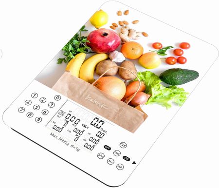 Kalorik EKS1006COL Waga Dietetyczna Kuchenna z Pomiarem Wartości Odżywczych 
