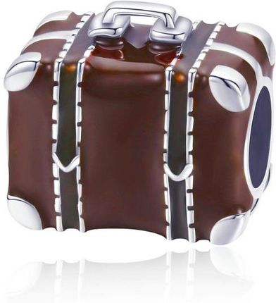 Valerio Rodowany Srebrny Charms Do Pandora Walizka Torba Podróżna Suitcase Srebro 925 BEAD140