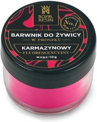 Royal Resin Barwnik Do Żywicy Epoksydowej Fluorescencyjny W Proszku 10G Karmazynowy