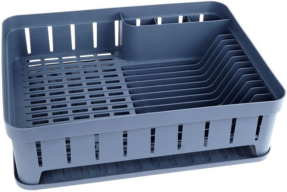 Vilde Suszarka Na Naczynia Ociekacz Do Naczyń Szara Loft 39,8X31X12cm - zdjęcie 5 Vilde Suszarka Na Naczynia Ociekacz Do Naczyń Szara Loft 39,8X31X12cm