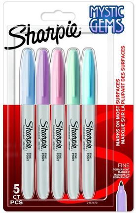 Sharpie Markery Permanentne Fine Mystic Gems 5 Kolorów