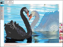 Zdjęcie Panta Plast Mozaika Diamentowa 5D Kit 30X40cm Swans 89753 Centrum - Lewin Brzeski