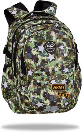 Coolpack Plecak Młodzieżowy Szkolny Factor Army Stars E02521