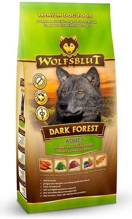 Wolfsblut Dog Dark Forest Dziczyzna I Bataty 12,5Kg
