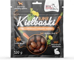 Syta Micha Super Kiełbaski Z Królikiem Marchewką I Mniszkiem Lekarskim 100G
