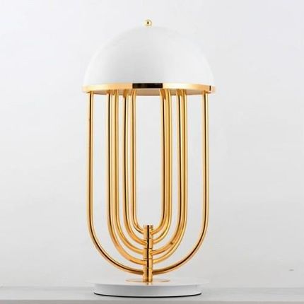 Lampa stołowa BOTTEGA złota / biała