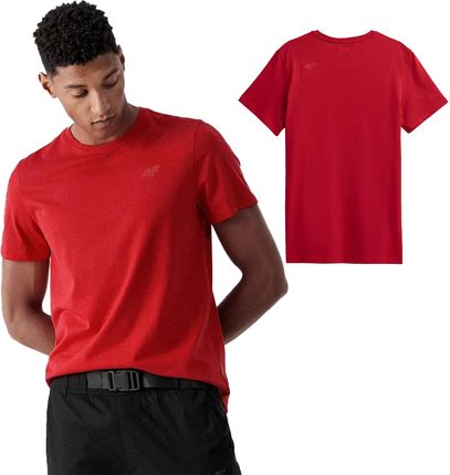 T-shirt męski 4F czerwony S