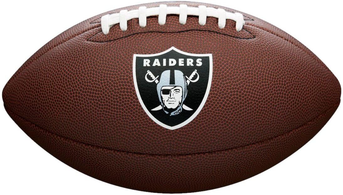 Wilson NFL Team Logo Las Vegas Raiders Ball Wtf1748Xblv American