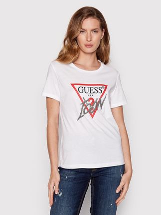 Guess T-Shirt W2YI26 I3Z11 Biały Regular Fit
