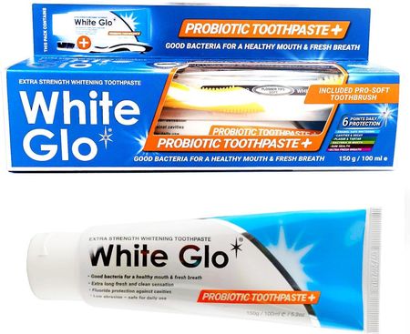 White Glo Whitening Probiotic Wybielająca Pasta Z Probiotykiem 100Ml