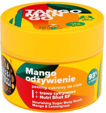 Farmona Tutti Frutti Peeling Cukrowy Do Ciała Mango Odżywienie  Mango&Trawa Cytrynowa 300G 
