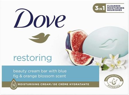 Dove Odbudowujące Mydło W Kostce 3In1  Blue Fig & Orange Blossom 90G 