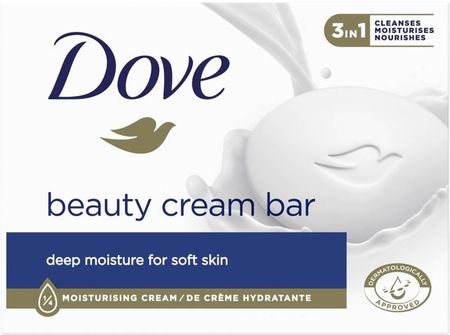 Dove Głęboko Nawilżające Mydło W Kostce 3In1  Beauty Cream 90G 