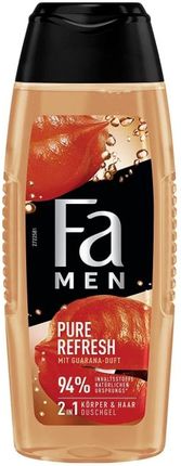 Fa Men Pure Refresh Żel Pod Prysznic Do Ciała I Włosów 250 Ml