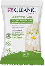 Zdjęcie Cleanic Mini Travel Pack Nawilżany Papier Toaletowy  Wersja Podróżna 1Op.14Szt  - Mielec