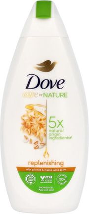 Dove Care By Nature Żel Pod Prysznic Replenishing  Oat Milk & Maple Syrup 400Ml 