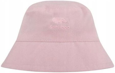 Samiboo Kapelusz Bucket Hat Wiązany Bambusowy 0-3M Pudrowy